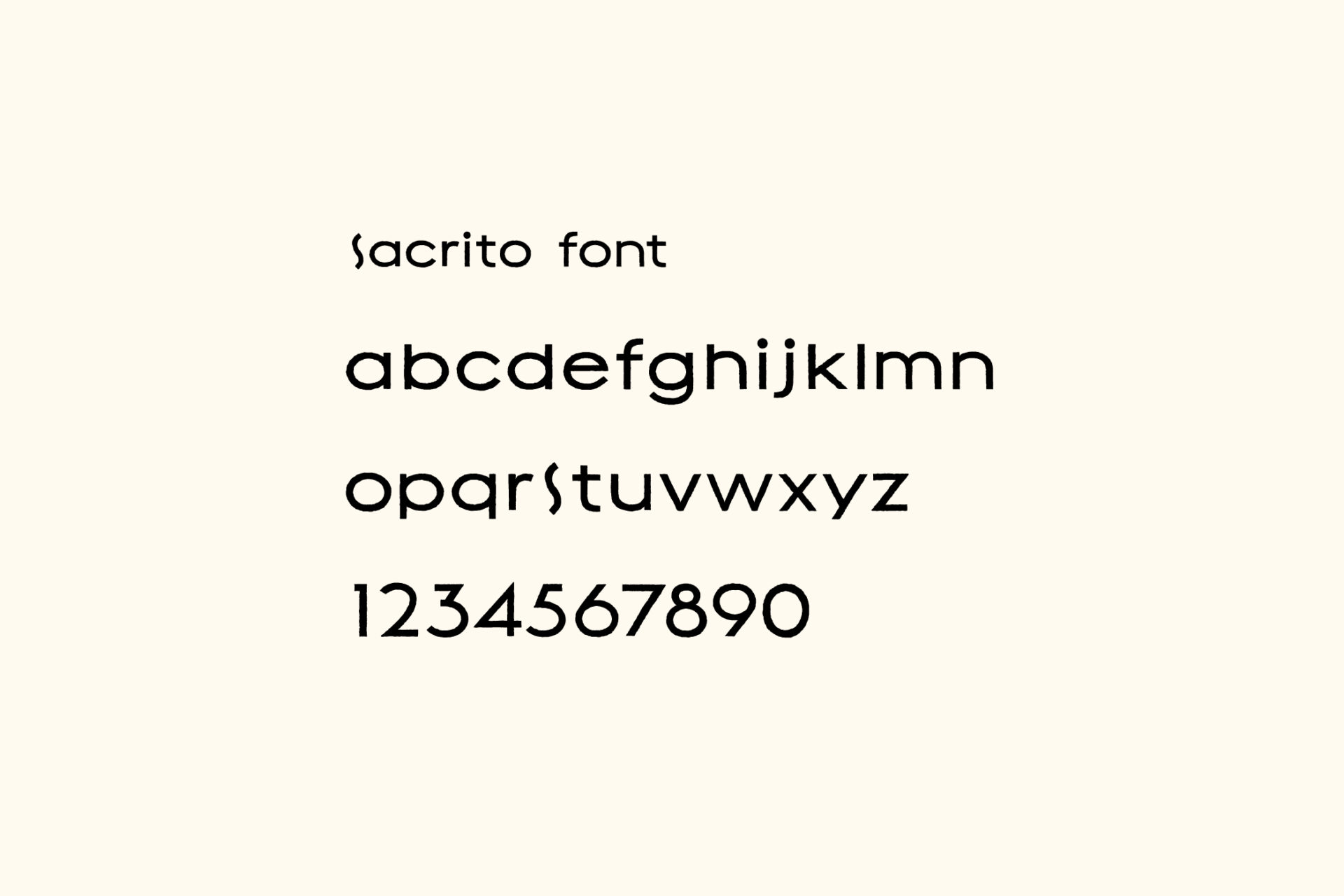 sacrito font
